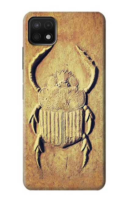 S2401 Egyptian Scarab Beetle Graphic Printed Case For Samsung Galaxy A22 5G