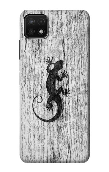 S2446 Gecko Wood Graphic Printed Case For Samsung Galaxy A22 5G