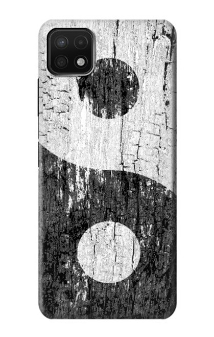 S2489 Yin Yang Wood Graphic Printed Case For Samsung Galaxy A22 5G