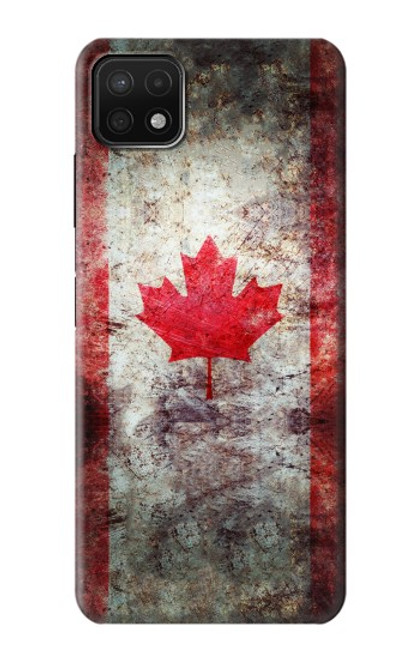 S2490 Canada Maple Leaf Flag Texture Case For Samsung Galaxy A22 5G