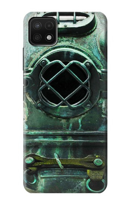 S2632 Antique Vintage Deep Sea Diver Helmet Case For Samsung Galaxy A22 5G