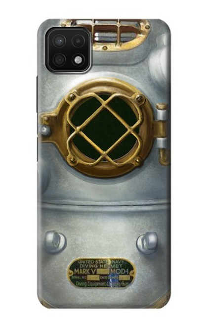 S2646 Vintage Deep Sea Diver Helmet Case For Samsung Galaxy A22 5G