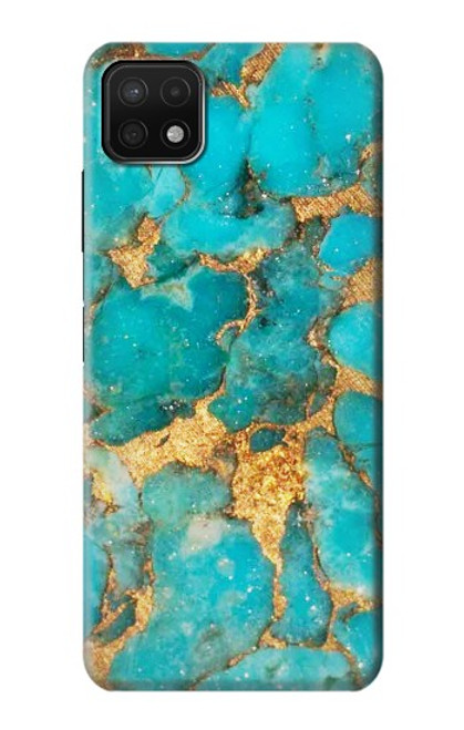 S2906 Aqua Turquoise Stone Case For Samsung Galaxy A22 5G