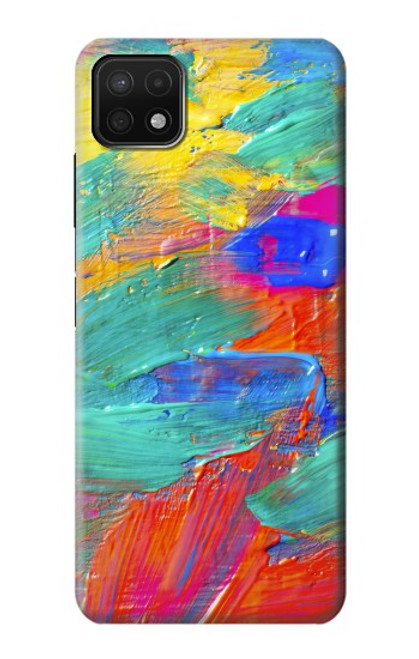 S2942 Brush Stroke Painting Case For Samsung Galaxy A22 5G