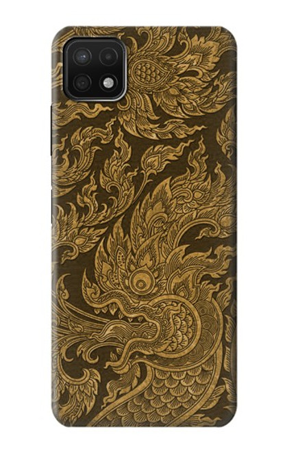 S3382 Thai Art Naga Case For Samsung Galaxy A22 5G