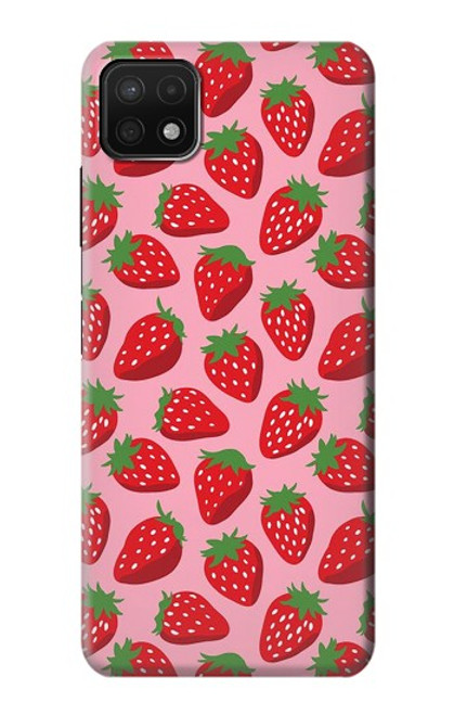 S3719 Strawberry Pattern Case For Samsung Galaxy A22 5G