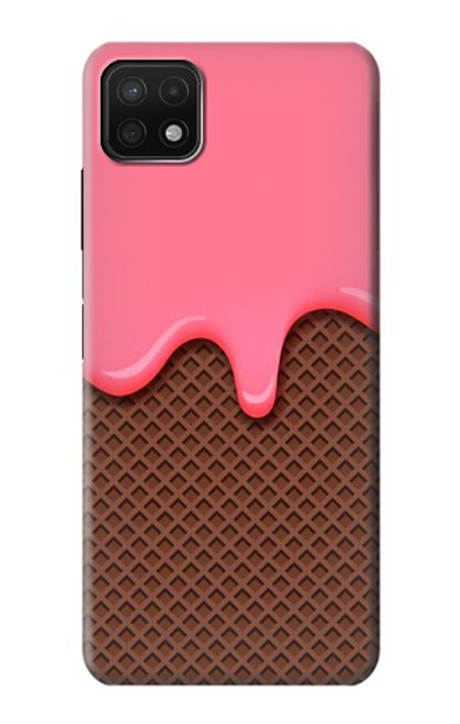 S3754 Strawberry Ice Cream Cone Case For Samsung Galaxy A22 5G