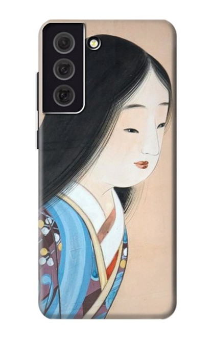 S3483 Japan Beauty Kimono Case For Samsung Galaxy S21 FE 5G