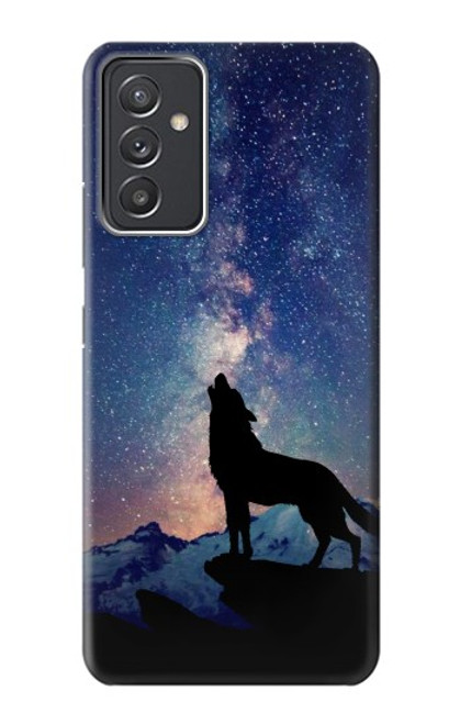 S3555 Wolf Howling Million Star Case For Samsung Galaxy Quantum 2