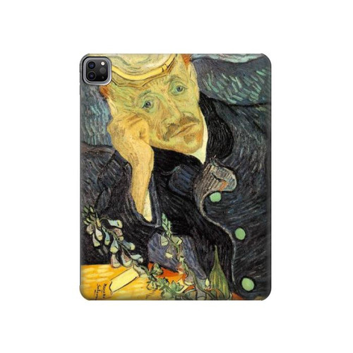 S0212 Van Gogh Portrait of Dr. Gachet Hard Case For iPad Pro 12.9 (2022, 2021, 2020, 2018), iPad Air 13 (2025, 2024)