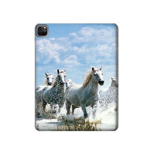 S0250 White Horse 2 Hard Case For iPad Pro 12.9 (2022, 2021, 2020, 2018), iPad Air 13 (2025, 2024)