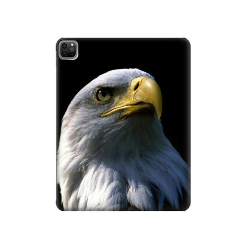 S2046 Bald Eagle Hard Case For iPad Pro 12.9 (2022,2021,2020,2018, 3rd, 4th, 5th, 6th)