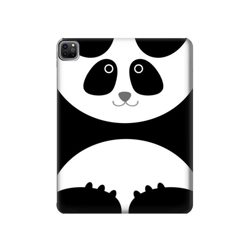 S2085 Panda Minimalist Hard Case For iPad Pro 12.9 (2022,2021,2020,2018, 3rd, 4th, 5th, 6th)