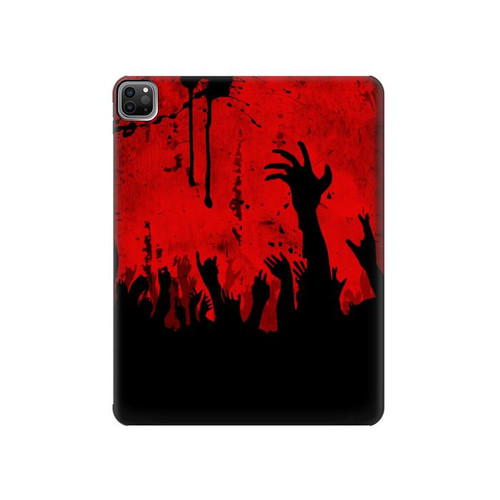 S2458 Zombie Hands Hard Case For iPad Pro 12.9 (2022,2021,2020,2018, 3rd, 4th, 5th, 6th)