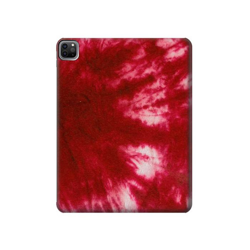 S2480 Tie Dye Red Hard Case For iPad Pro 12.9 (2022, 2021, 2020, 2018), Air 13 (2024)