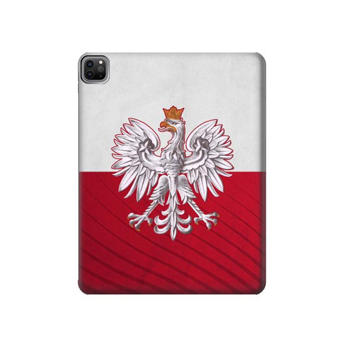 S3005 Poland Football Soccer Hard Case For iPad Pro 12.9 (2022,2021,2020,2018, 3rd, 4th, 5th, 6th)