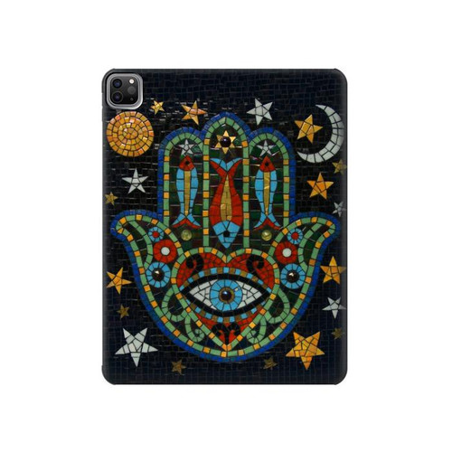 S3175 Hamsa Hand Mosaics Hard Case For iPad Pro 12.9 (2022,2021,2020,2018, 3rd, 4th, 5th, 6th)