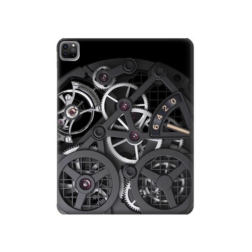 S3176 Inside Watch Black Hard Case For iPad Pro 12.9 (2022,2021,2020,2018, 3rd, 4th, 5th, 6th)