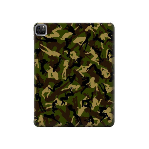 S3356 Sexy Girls Camo Camouflage Hard Case For iPad Pro 12.9 (2022,2021,2020,2018, 3rd, 4th, 5th, 6th)
