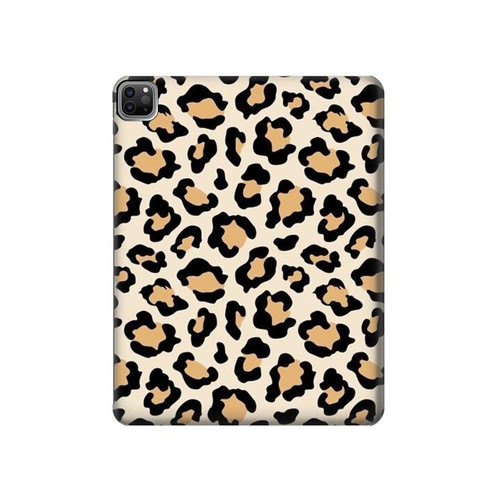 S3374 Fashionable Leopard Seamless Pattern Hard Case For iPad Pro 12.9 (2022,2021,2020,2018, 3rd, 4th, 5th, 6th)