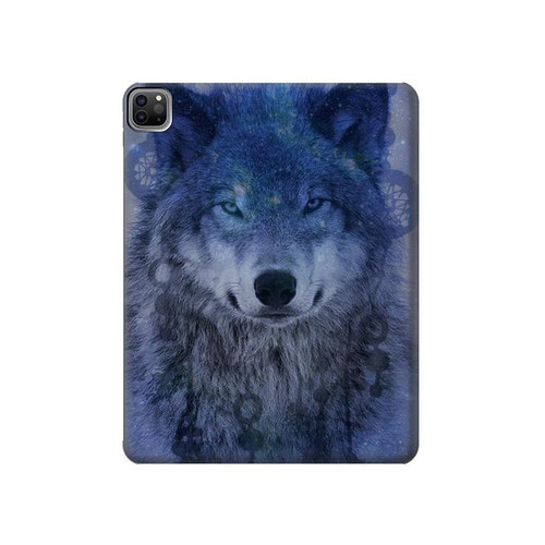 S3410 Wolf Dream Catcher Hard Case For iPad Pro 12.9 (2022,2021,2020,2018, 3rd, 4th, 5th, 6th)