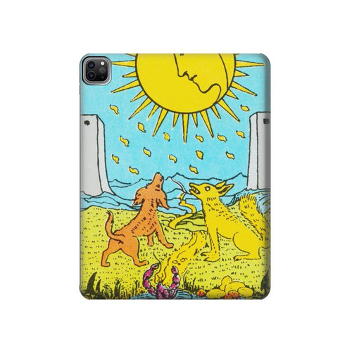 S3435 Tarot Card Moon Hard Case For iPad Pro 12.9 (2022, 2021, 2020, 2018), Air 13 (2024)