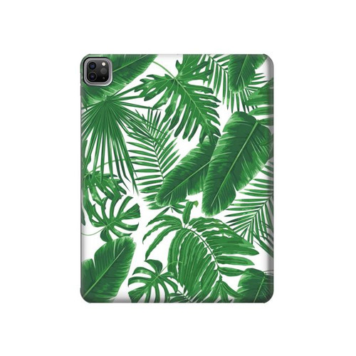 S3457 Paper Palm Monstera Hard Case For iPad Pro 12.9 (2022,2021,2020,2018, 3rd, 4th, 5th, 6th)