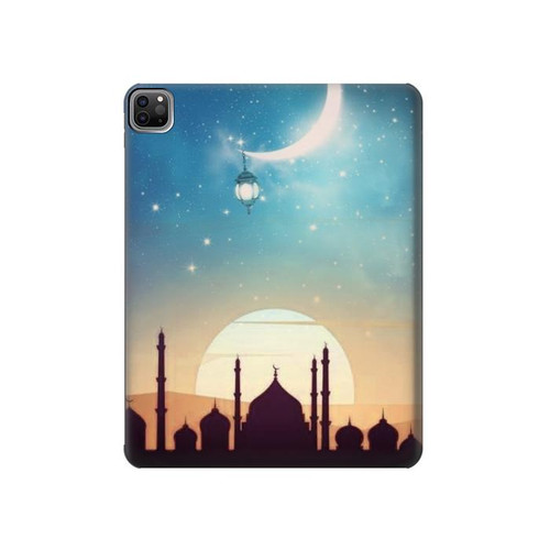 S3502 Islamic Sunset Hard Case For iPad Pro 12.9 (2022,2021,2020,2018, 3rd, 4th, 5th, 6th)