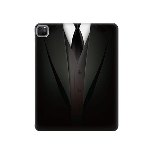 S3534 Men Suit Hard Case For iPad Pro 12.9 (2022,2021,2020,2018, 3rd, 4th, 5th, 6th)