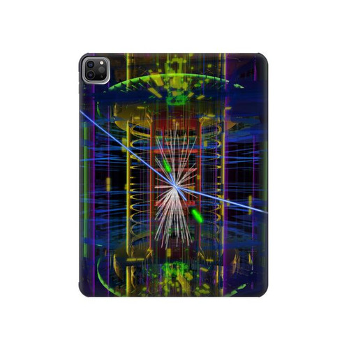 S3545 Quantum Particle Collision Hard Case For iPad Pro 12.9 (2022,2021,2020,2018, 3rd, 4th, 5th, 6th)