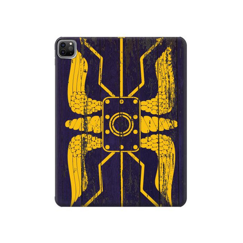 S3546 Roman Shield Blue Hard Case For iPad Pro 12.9 (2022, 2021, 2020, 2018), iPad Air 13 (2025, 2024)