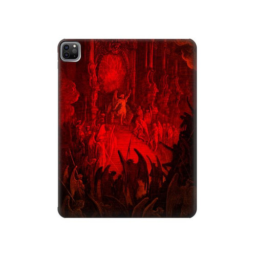 S3583 Paradise Lost Satan Hard Case For iPad Pro 12.9 (2022,2021,2020,2018, 3rd, 4th, 5th, 6th)