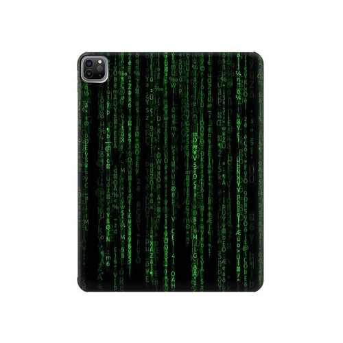 S3668 Binary Code Hard Case For iPad Pro 12.9 (2022,2021,2020,2018, 3rd, 4th, 5th, 6th)