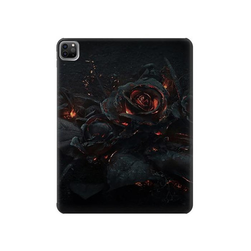 S3672 Burned Rose Hard Case For iPad Pro 12.9 (2022,2021,2020,2018, 3rd, 4th, 5th, 6th)