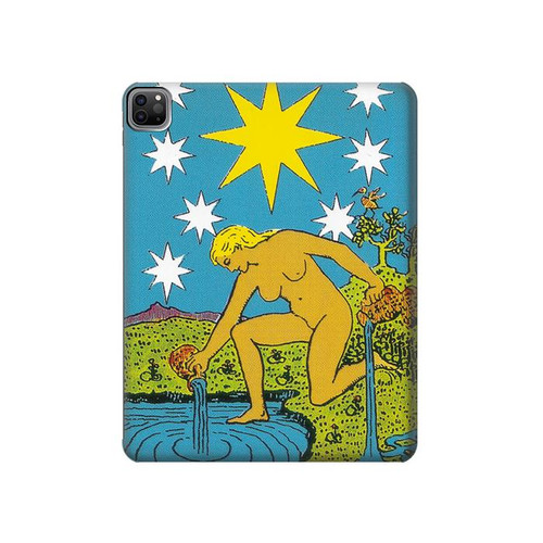 S3744 Tarot Card The Star Hard Case For iPad Pro 12.9 (2022,2021,2020,2018, 3rd, 4th, 5th, 6th)