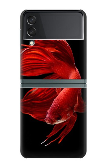 S2092 Red Siamese Fighting Fish Case For Samsung Galaxy Z Flip 3 5G