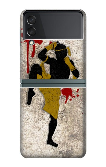 S2635 Muay Thai Kickboxing Fight Blood Case For Samsung Galaxy Z Flip 3 5G