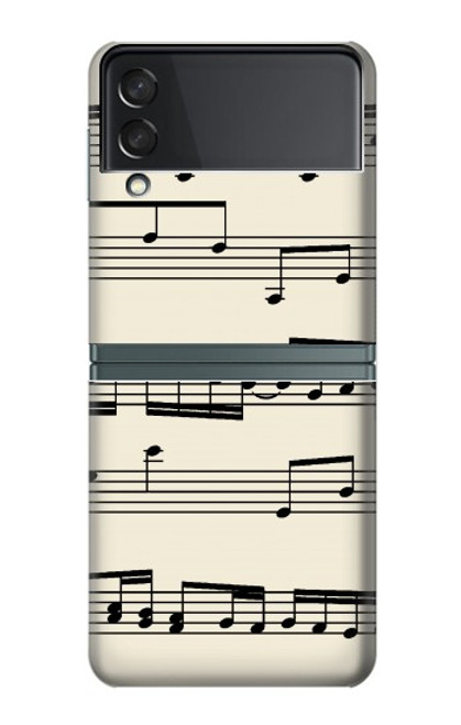 S3082 Music Sheet Case For Samsung Galaxy Z Flip 3 5G