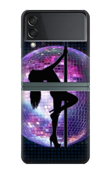 S3284 Sexy Girl Disco Pole Dance Case For Samsung Galaxy Z Flip 3 5G