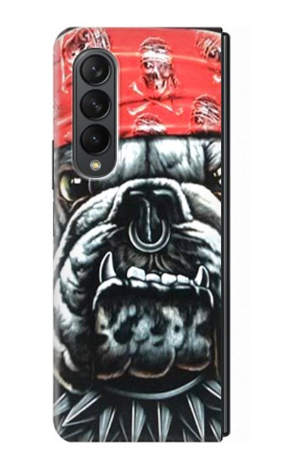 S0100 Bulldog American Football Case For Samsung Galaxy Z Fold 3 5G