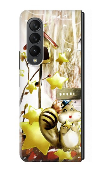 S0109 Cute Squirrel Cartoon Case For Samsung Galaxy Z Fold 3 5G
