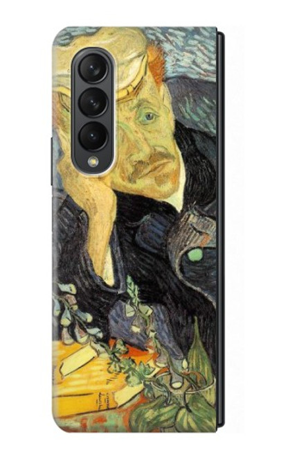 S0212 Van Gogh Portrait of Dr. Gachet Case For Samsung Galaxy Z Fold 3 5G