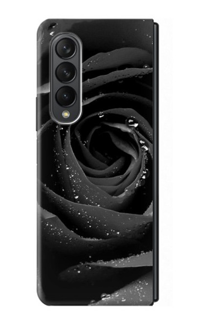 S1598 Black Rose Case For Samsung Galaxy Z Fold 3 5G