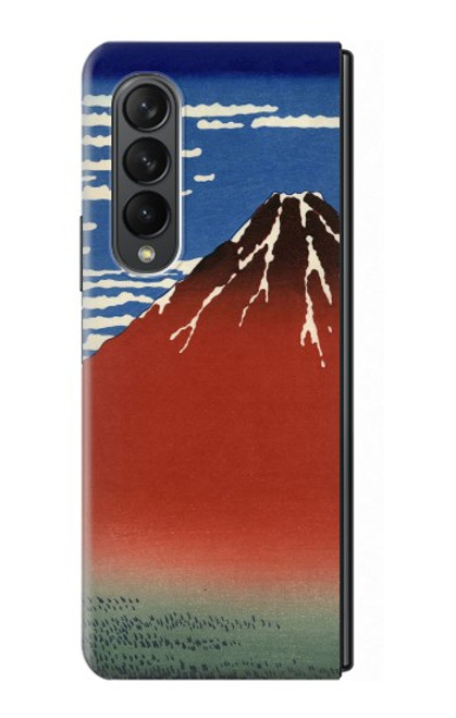 S2390 Katsushika Hokusai Red Fuji Case For Samsung Galaxy Z Fold 3 5G