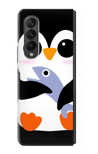 S2631 Cute Baby Penguin Case For Samsung Galaxy Z Fold 3 5G