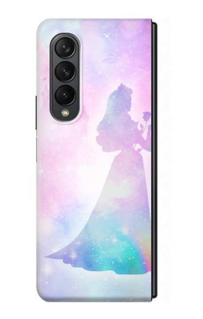 S2992 Princess Pastel Silhouette Case For Samsung Galaxy Z Fold 3 5G