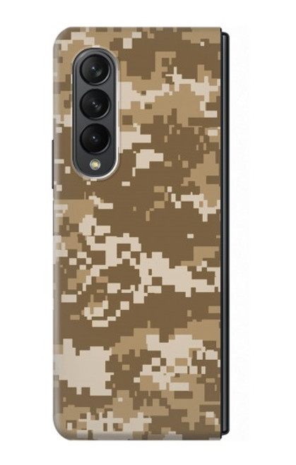S3294 Army Desert Tan Coyote Camo Camouflage Case For Samsung Galaxy Z Fold 3 5G