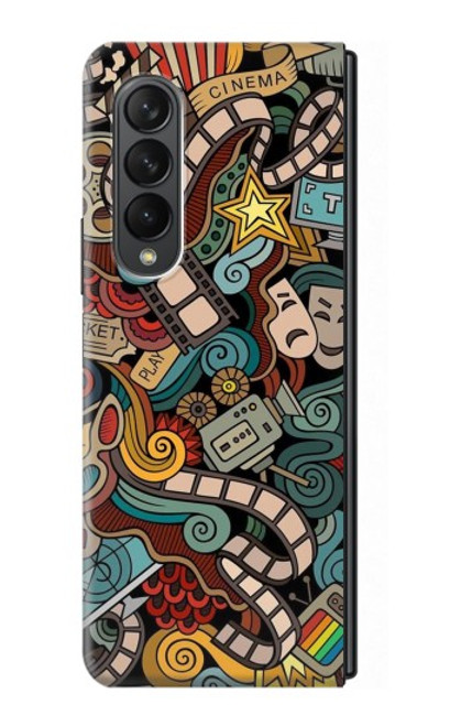 S3480 Movie Acting Entertainment Case For Samsung Galaxy Z Fold 3 5G