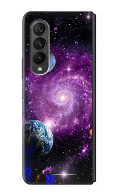 S3689 Galaxy Outer Space Planet Case For Samsung Galaxy Z Fold 3 5G