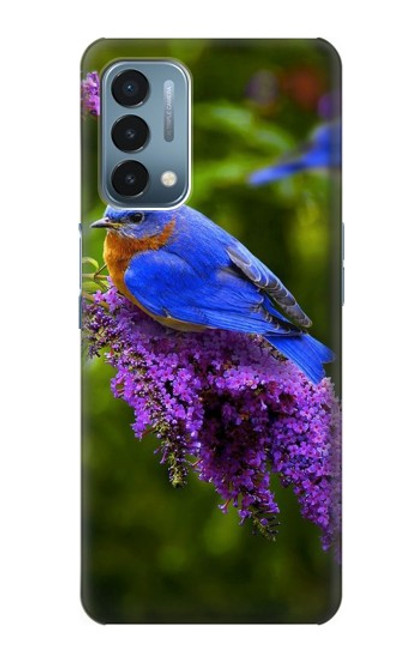 S1565 Bluebird of Happiness Blue Bird Case For OnePlus Nord N200 5G